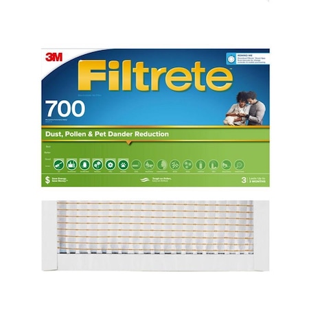 Filtrete 14x14x1 Pleated Air Filter, Polypropylene, MERV 8 711-4